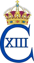 Monogramme du roi Charles XIII.