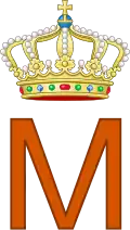 Monogramme de la reine Máxima.