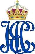 Monogramme de la reine Hedwige.