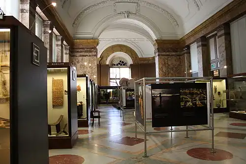 L'intérieur du musée en 2011, peu de temps avant sa rénovation.