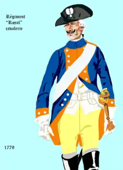 régiment Royal cavalerie de 1779 à 1786