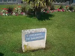 l'esplanade de Balingen.