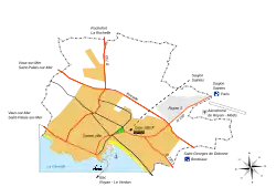 Carte des accès à Royan