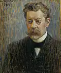 Portrait de l'écrivain Rūdolfs Blaumanis (1908).