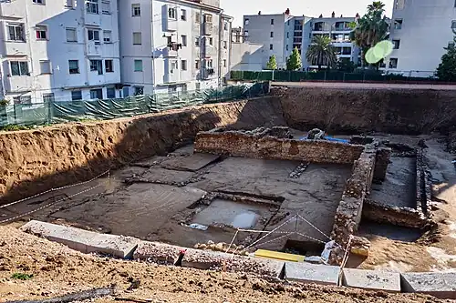 Vue des ruines (ouest).