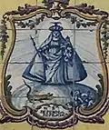 Numéro 42-44 avec son ornement d'azulejo