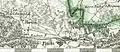Ruda sur une carte topographique du Royaume de Pologne de 1839