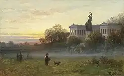 Rudolf Epp : la Bavaria et la Theresienwiese à Munich (ca. 1900).