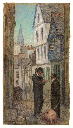 Rue de Quimper (77x42),  musée ds Bretagne