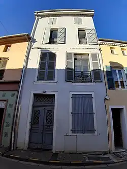 Maison située au n°26 rue Armand-Dulamon, ayant appartenu à Ferdinand de Candau.