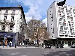 Carrefour de la rue de la République