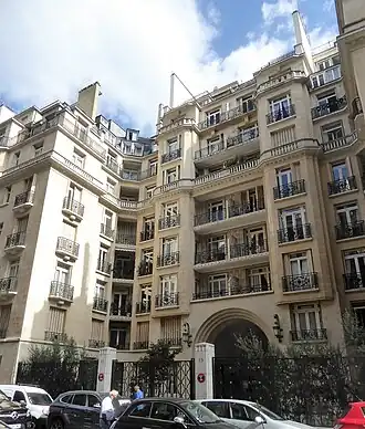 Immeubles du 15 rue Raynouard.