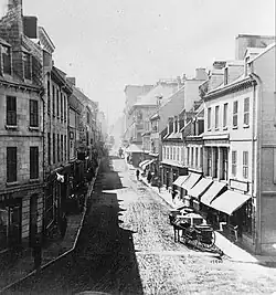 Rue Saint-Jean à Québec