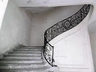 Rampe forgée de 1735.