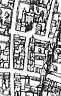 Rue de Braque, en 1572, plan de Braun.
