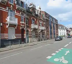 Maisons de style éclectique.