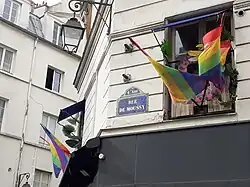 La rue de Moussy, côté rue de la Verrerie (Paris).