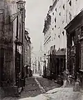 La rue des Carmes (1865-1869) par Charles Marville.