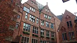 Immeubles sur la Böttcherstrasse, une petite rue du centre.