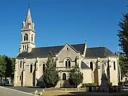 L'église Saint-Alpinien.