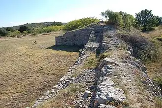 Ruine de l'oppidum de Jastres.