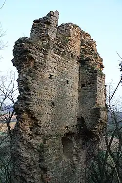 Château de Mantaille(angle sud-est).