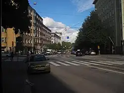 Croisement de Töölönkatu.