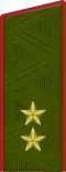 Insigne de lieutenant-général(uniforme de terrain de l'Armée de terre).