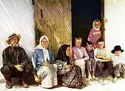 Colons russes en Azerbaïdjan, probablement des Moloques.