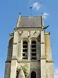 Étage de beffroi, ouest.
