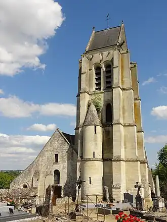 Vue depuis l'ouest.