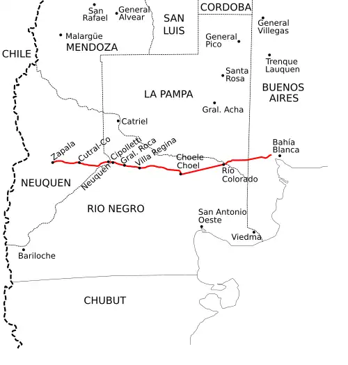 La route nationale 22.