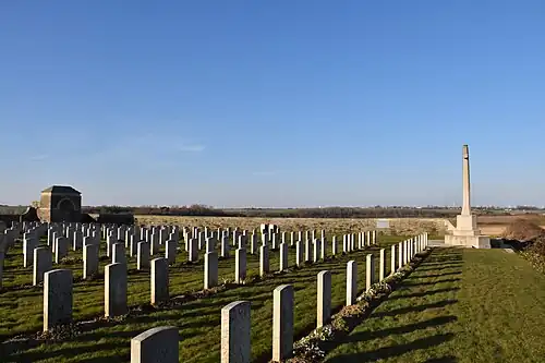 Le Ruyaulcourt Military Cemetery.