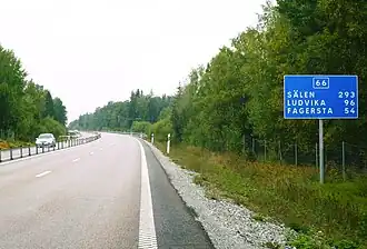 Image illustrative de l’article Route nationale 66 (Suède)