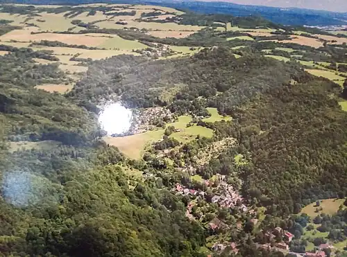 Ryjice : vue aérienne.