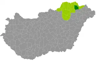 District de Sárospatak