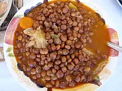 Pois cuisinés, appelés au Cap-Vert le congo.