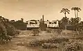 Un des bastions vu de l'intérieur du fort dans les années 1920.