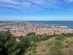 Sète depuis le mont Saint-Clair.