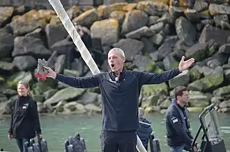 Sébastien Destremau à l'arrivée