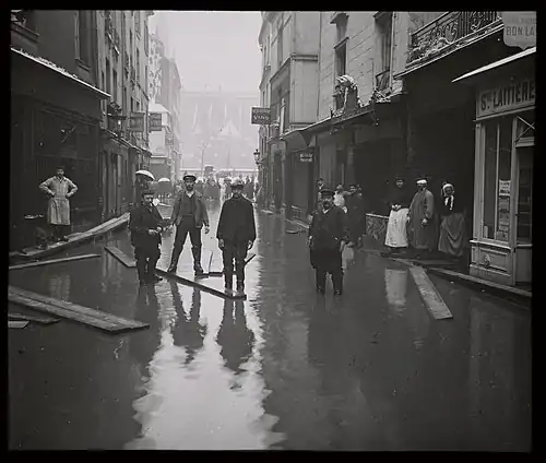 Inondation de Paris (1er janvier 1910).