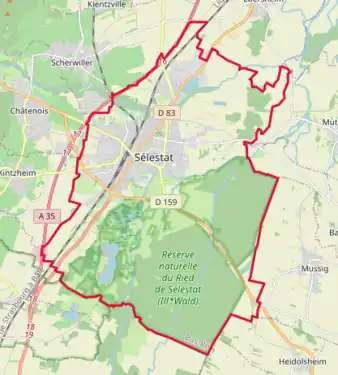 Carte OpenStreetMap.