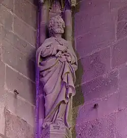 Statue de saint Pierre (XIXe&nbsp;siècle).