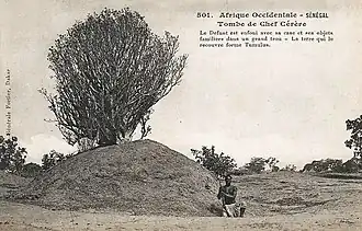 Tombe de chef sérère (AOF).