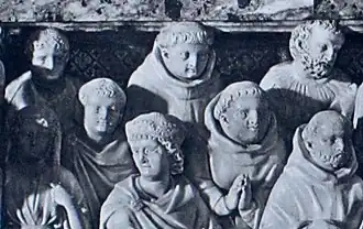 Fig. 9g. L'épreuve du feu, détail (Lapo et 5e maître).