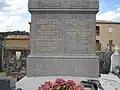 Sépulture de François André.