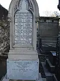 Sépulture des sœurs Callot au cimetière Montmartre.