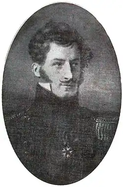 Pierre-Camille Seriziat en tenue de chef de bataillon (1820).