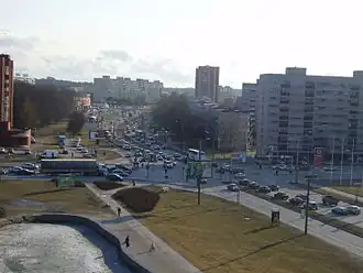 Croisement de Sõpruse puiestee et A. H. Tammsaare tee.