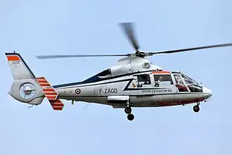 Aérospatiale AS-365N Dauphin 2 (F-ZAGD) à Brétigny-sur-Orge en 2015